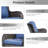 Wendye 6-Piece Outdoor Wicker Patio Set With Swivel Rockers, 3-Seater Sofa & Ottomans-213303822