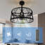 Ventilateur de plafond 7 pales avec cage 7 pouces Farmhouse