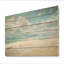Paysage de plage minimaliste III sur bois-97616271