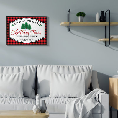 Plaque d'arbre de Noël Farm Fresh