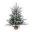 Luxury 91.5H Pre-lit Snowy Christmas Tree