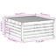 Square Outdoor Side Table , cm W cm D-204396429