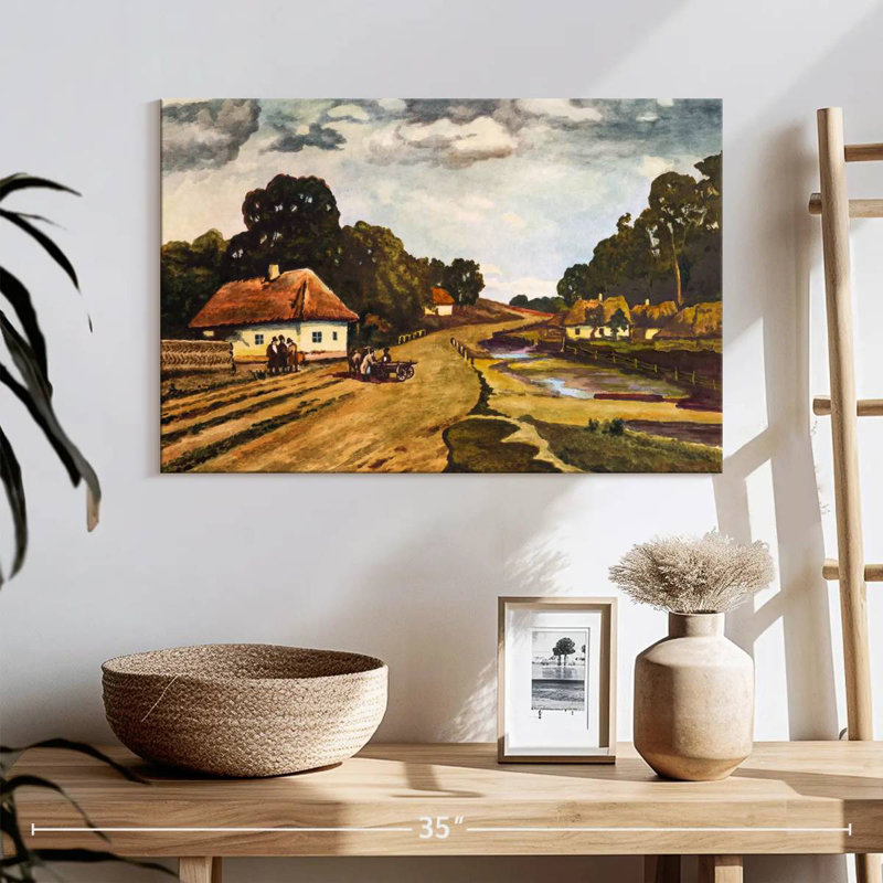 Paysage urbain d'Ukraine à Alvord, H 16 po x l 24 po