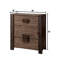 Commode 2 tiroirs Kikuo