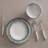 French Home 12-Piece Iceberg Porcelain Dinnerware Set