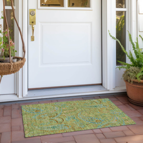 Langley Street Kinslee Washable Paisley Indoor / Outdoor Rug | Wayfair