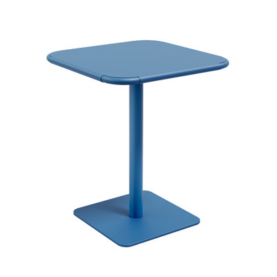 Haley Square Steel Table 24" Berry Blue