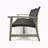 Outdoor Acacia Wood Wicker 3 Seater Sofa, Patio Furniture Conversation Set For Backyard-1449898091