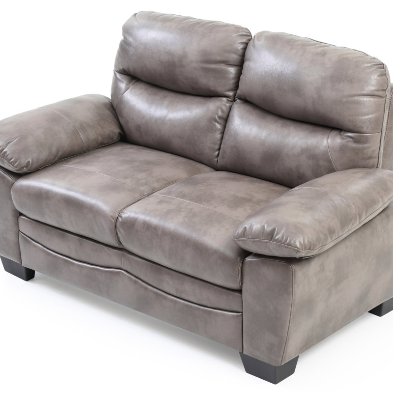 Marta 59in Loveseat, Gray, Gray
