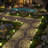 6 Pack Plastic Solar Outdoor Pathway Lights with Mandala Pattern