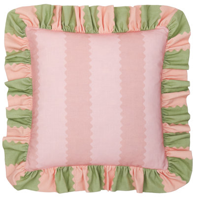 Striped Square Cushion Cover