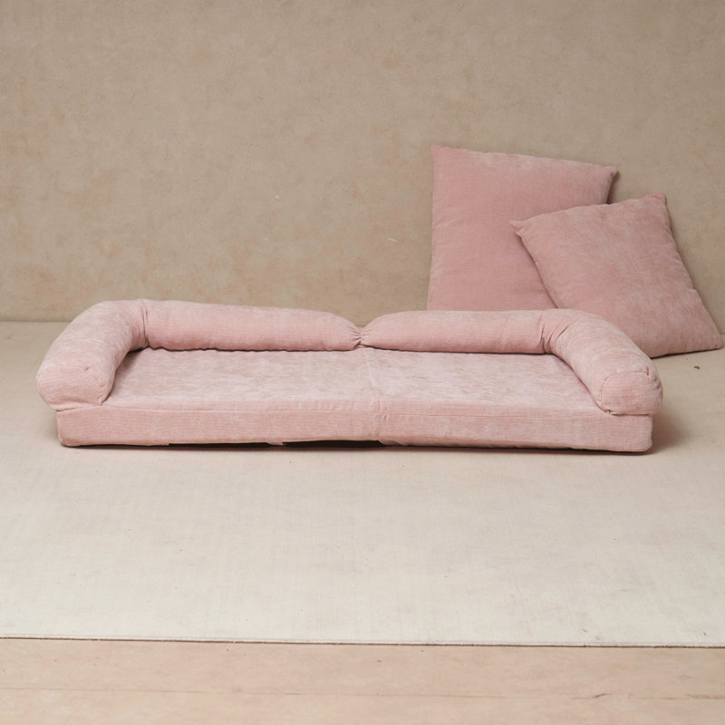 Canapé-lit convertible double escamotable, Rose