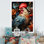Art mural moderne coq moderne IV - Poulet