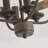 4-Light Industrial Farmhouse Semi-Flush Mount Ceiling Light