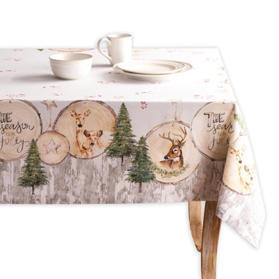 Maison d'Hermine Mountain Life 100% Cotton Tablecloth - 70" x 90"