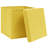  Storage Box Set Of 10 Yellow Non-Woven Fabric (100% Polyester)