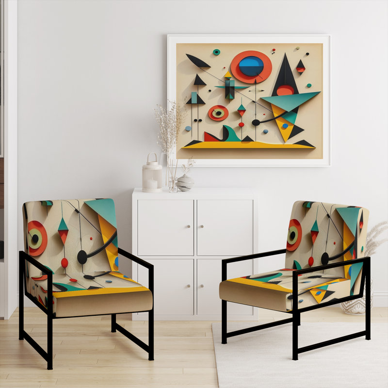 Fauteuil rembourré contemporain Playful, Noir, noir, noir, noir