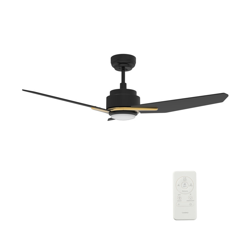 Tilbury 52'' Smart Ceiling Fan With Remote, Light Kit Included, Works With Google Assistant And Amazon Alexa,Siri Shortcut.