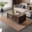 Table basse en pin de qualité-106299624