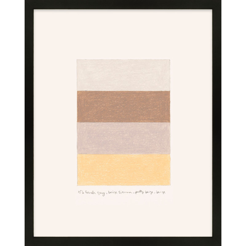 Stacks Print by Beth James, Black Framed, 38" H x 30" W x 1.25" D