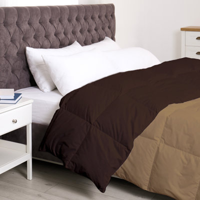 All Season Reversible Rayon From Bamboo Comforter Down with Alternative Filling