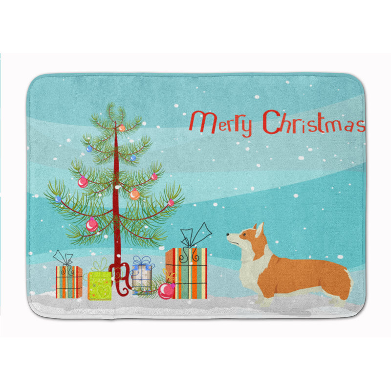 Tapis pour salle de bain chinois, Corgi Pembroke