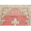 Tapis unique en laine noué à la main Anatolian nouvel âge rouge 3 pi 2 po x 6 pi 1 po Nisaa