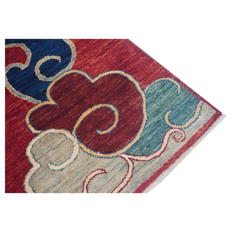 One-of-a-Kind 7'10" x 10' Hand Knotted Area Rug