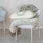 Coussin lombaire en lin Verdant Charm