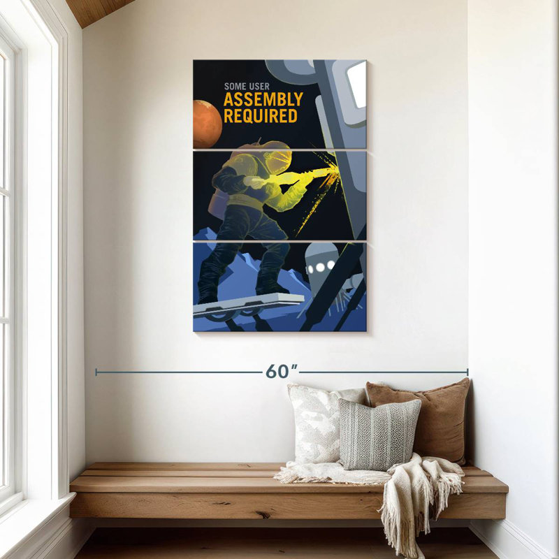 Oberle Mars Explorers Wanted Poster I, 45" H x 28" W