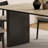Minimalist modern rectangular dining table set-109602858