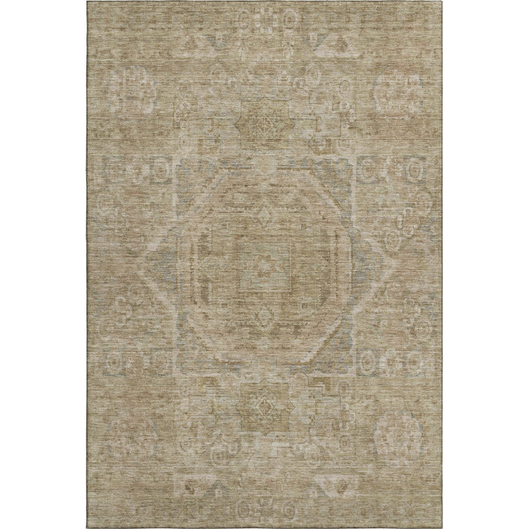 Premium Machine Washable Lubbers AMF1743 Global Rug