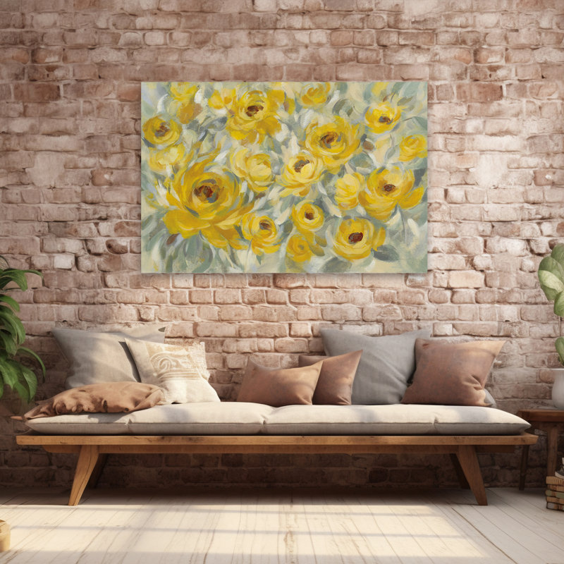 Roses, 40" H x 60" W
