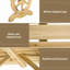 Banc en bois élégant Elegant-215253889