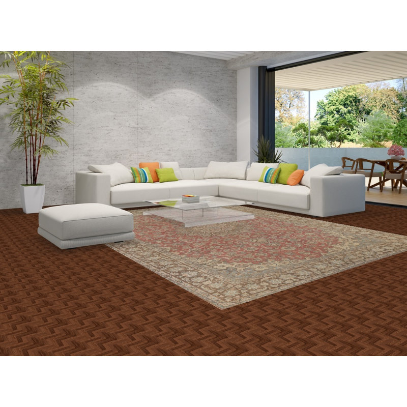 Tapis traditionnel floral 10 x 13