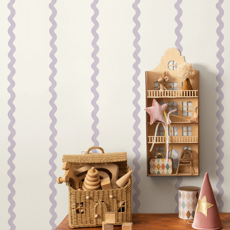 Do The Wiggle Stripe, Purple Cream