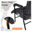 Fauteuil de shampooing inclinable avec repose-pieds - Fauteuil de coiffeur pour salon de coiffure en cuir polyuréthane noir
