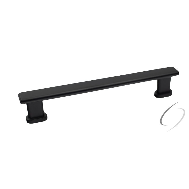 Poignée barre 5 po Manhattan, Noir mat, 6 3/10"