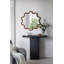 Miroir d'appoint 31 "x 30" en bois avec cadre unique