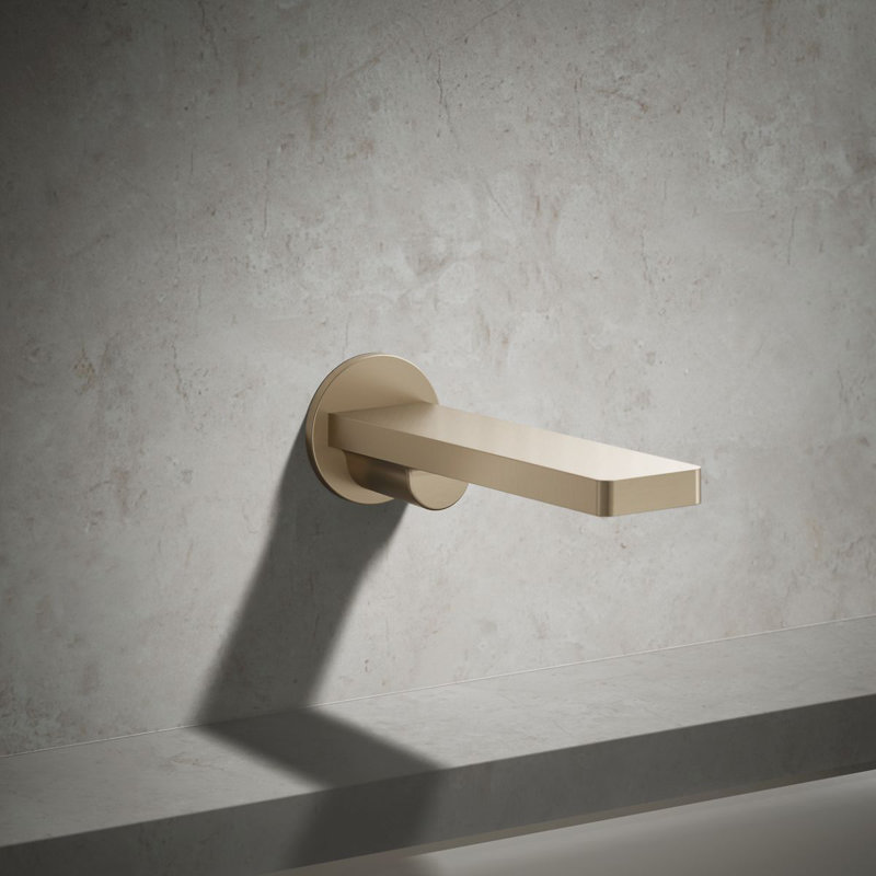 Composed® Wall-Mount Tub Spout, Vibrant Brushed Bronze