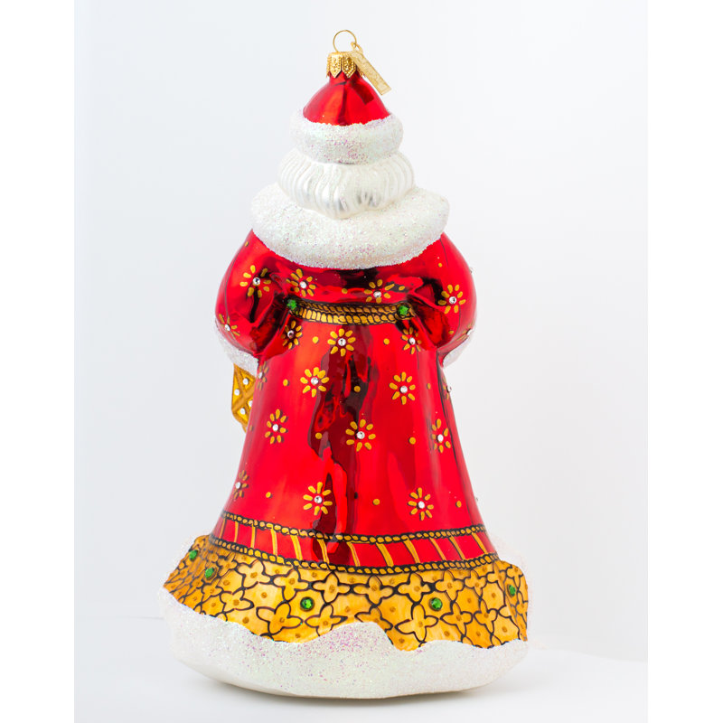 Ornement figurine suspendu papa noel