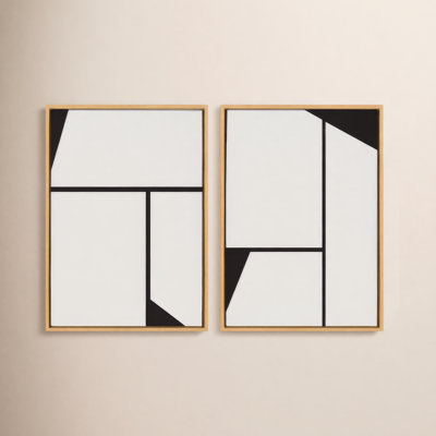 Bauhaus Sleek Abstract Painting