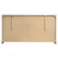 Commode 6 tiroirs blanche ultrabrillante