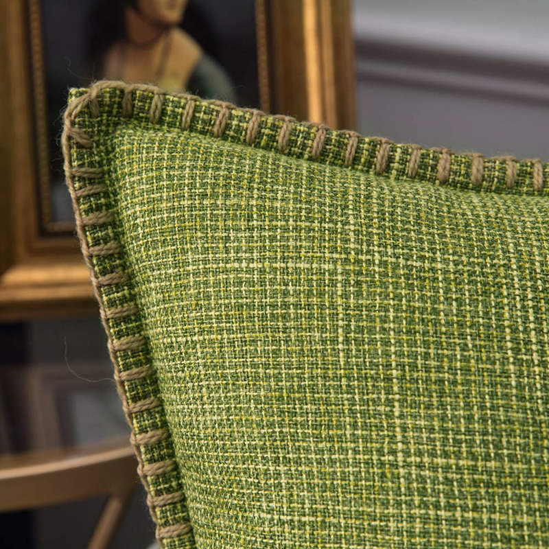 Pillow Cover, Green, 18"H x 18"W