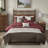 Polyester Embroidered Comforter Set 7 Piece-116312010-116312014