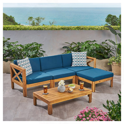 LSHAPE SOFA SET,TEAK