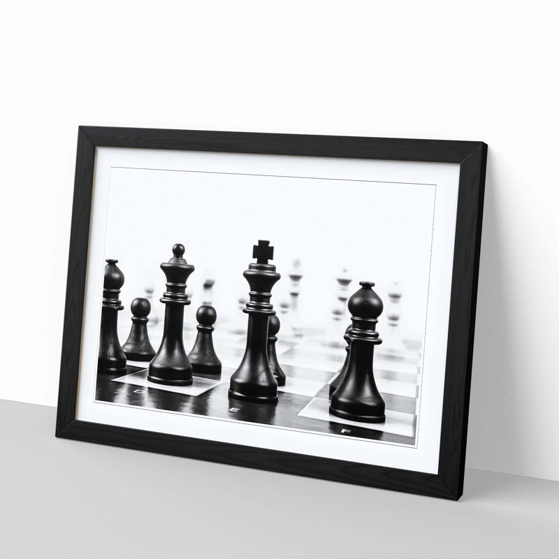 Single Picture Frame Print, Black