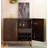 39.37" Brown Rectangular Solid Wood Wine Racks