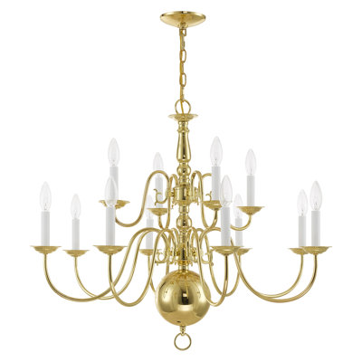 Benedetto 12 - Light Steel Chandelier