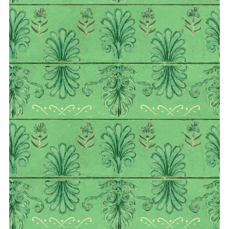 MYKONOS VILLA MOTIF Azure, Green